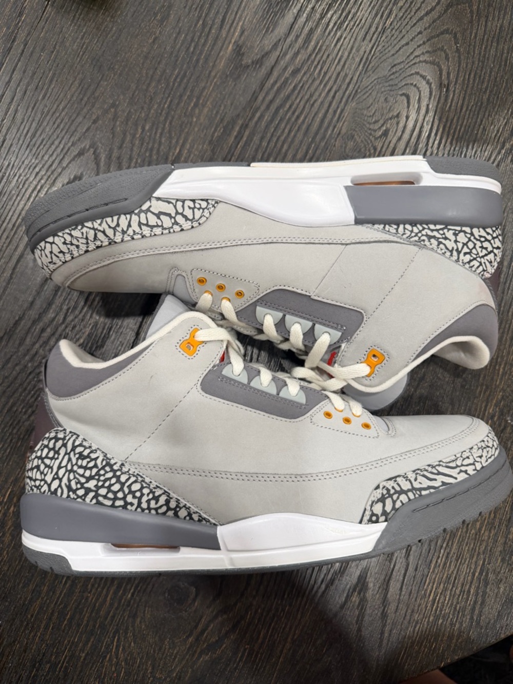 Air Jordan 3 LS Retro Cool Grey 2007 Sneakers size 14